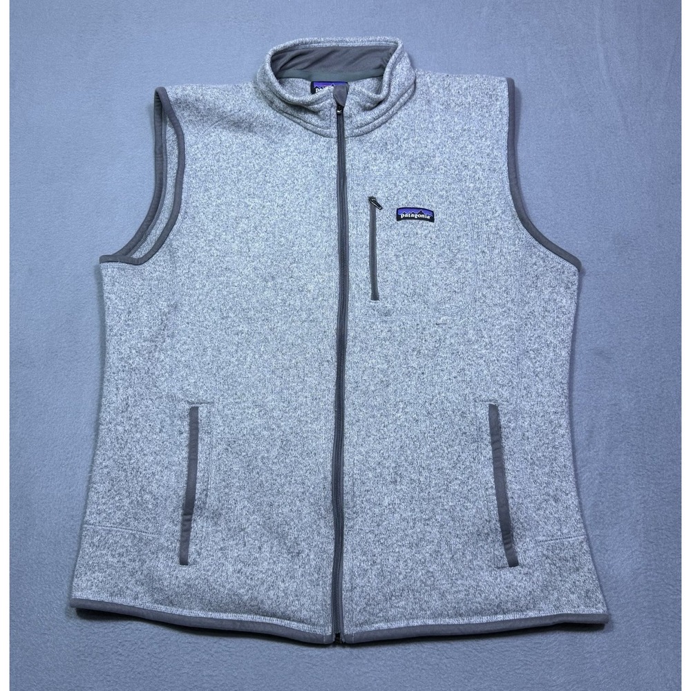 Patagonia Better Sweater Vest Mens XL Gray Fleece Full Zip Gorpcore